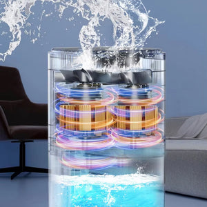 DryZon Compact Bedroom Dehumidifier - 1.7L Tank & Whisper-Quiet