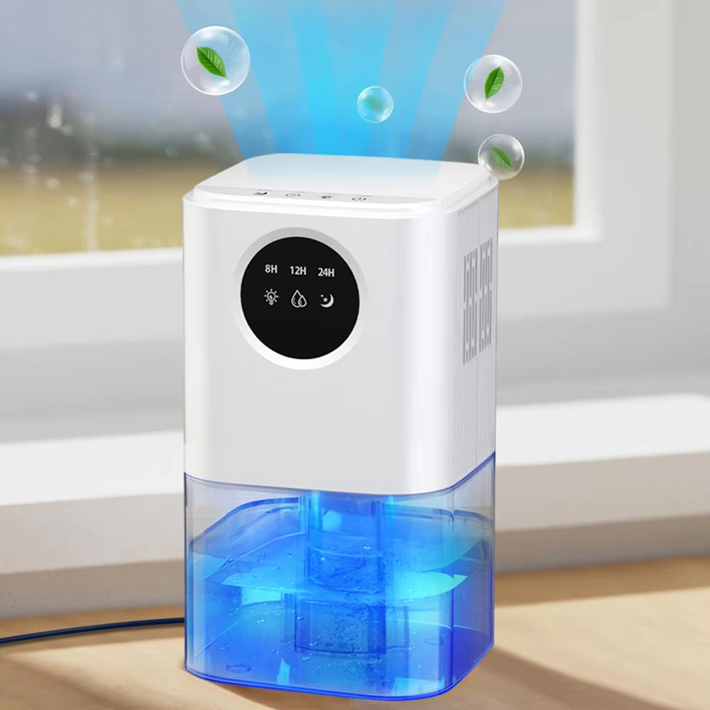 DryZon Compact Bedroom Dehumidifier - 1.7L Tank & Whisper-Quiet