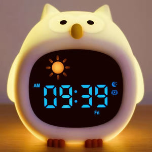 MornoChan Kids Sleep Training Alarm Clock with Sunrise Light