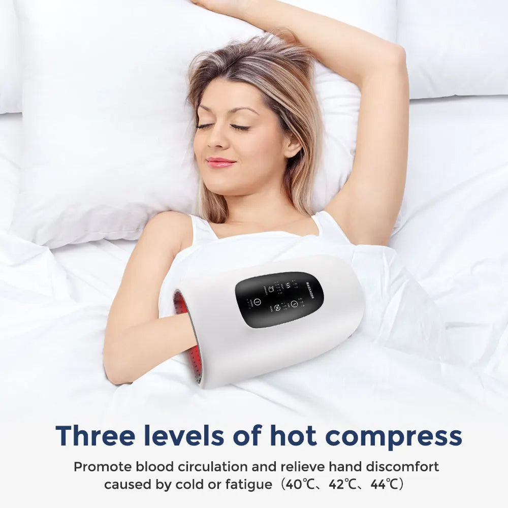 Palmoraf Hand Massager with Heat and Compression