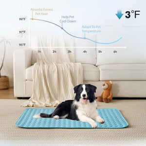 Pawolaf Self-Cooling Dog Mat for Instant Heat Relief