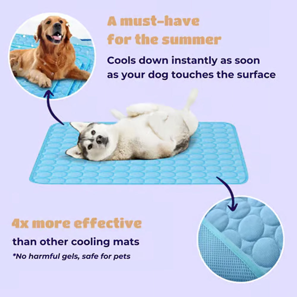 Pawolaf Self-Cooling Dog Mat for Instant Heat Relief