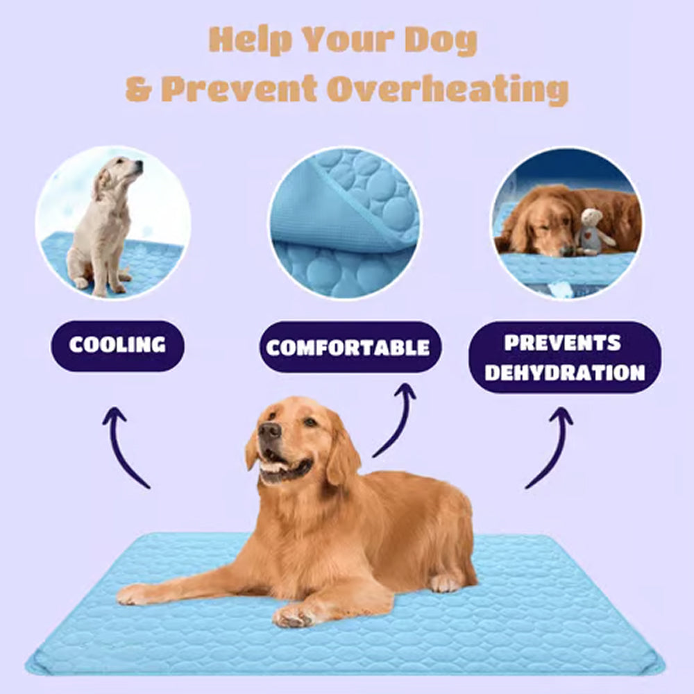 Pawolaf Self-Cooling Dog Mat for Instant Heat Relief