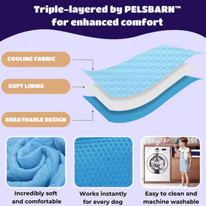 Pawolaf Self-Cooling Dog Mat for Instant Heat Relief