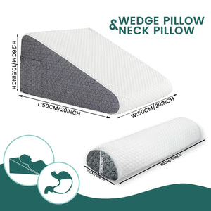 PropZilia - Bed Wedge Pillow For A Deep Sleep