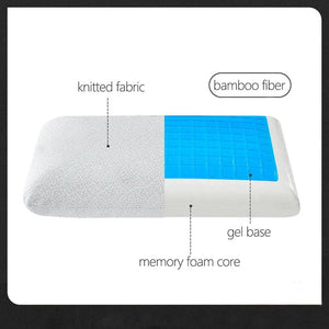 SlipiKool Gel Cooling Memory Foam Pillow for Neck Pain & Hot Sleepers