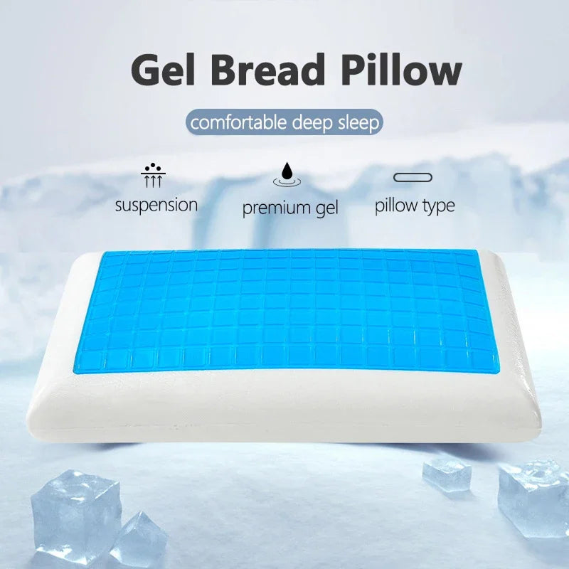 SlipiKool Gel Cooling Memory Foam Pillow for Neck Pain & Hot Sleepers