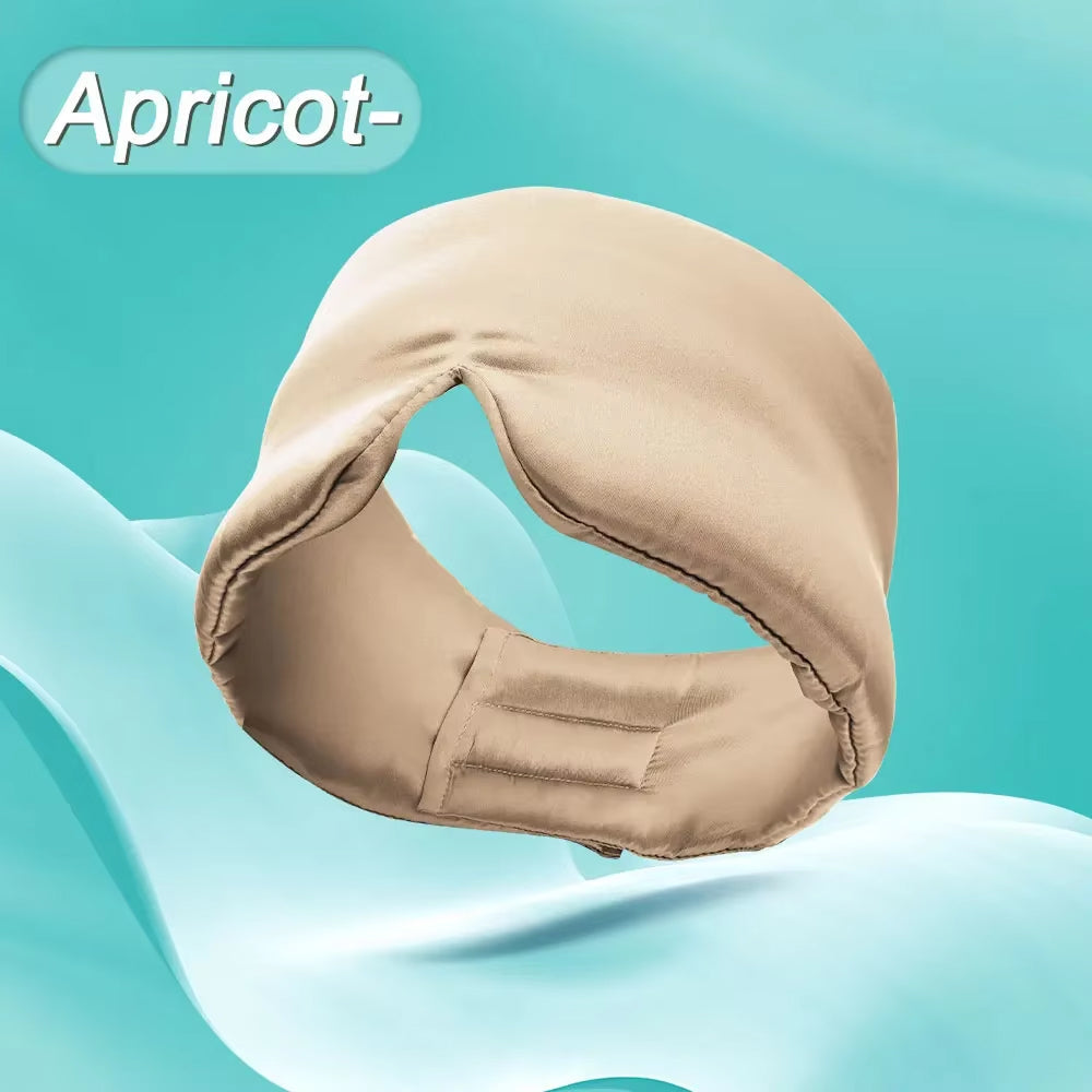 Snoozyxe 100% Blackout Silk Sleep Mask for Side Sleepers