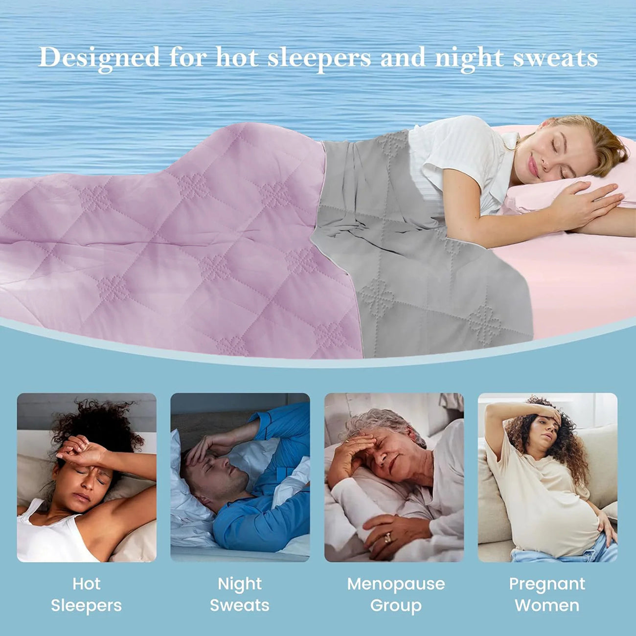 SomnaKool - Cooling Blanket For A Summer Sleep
