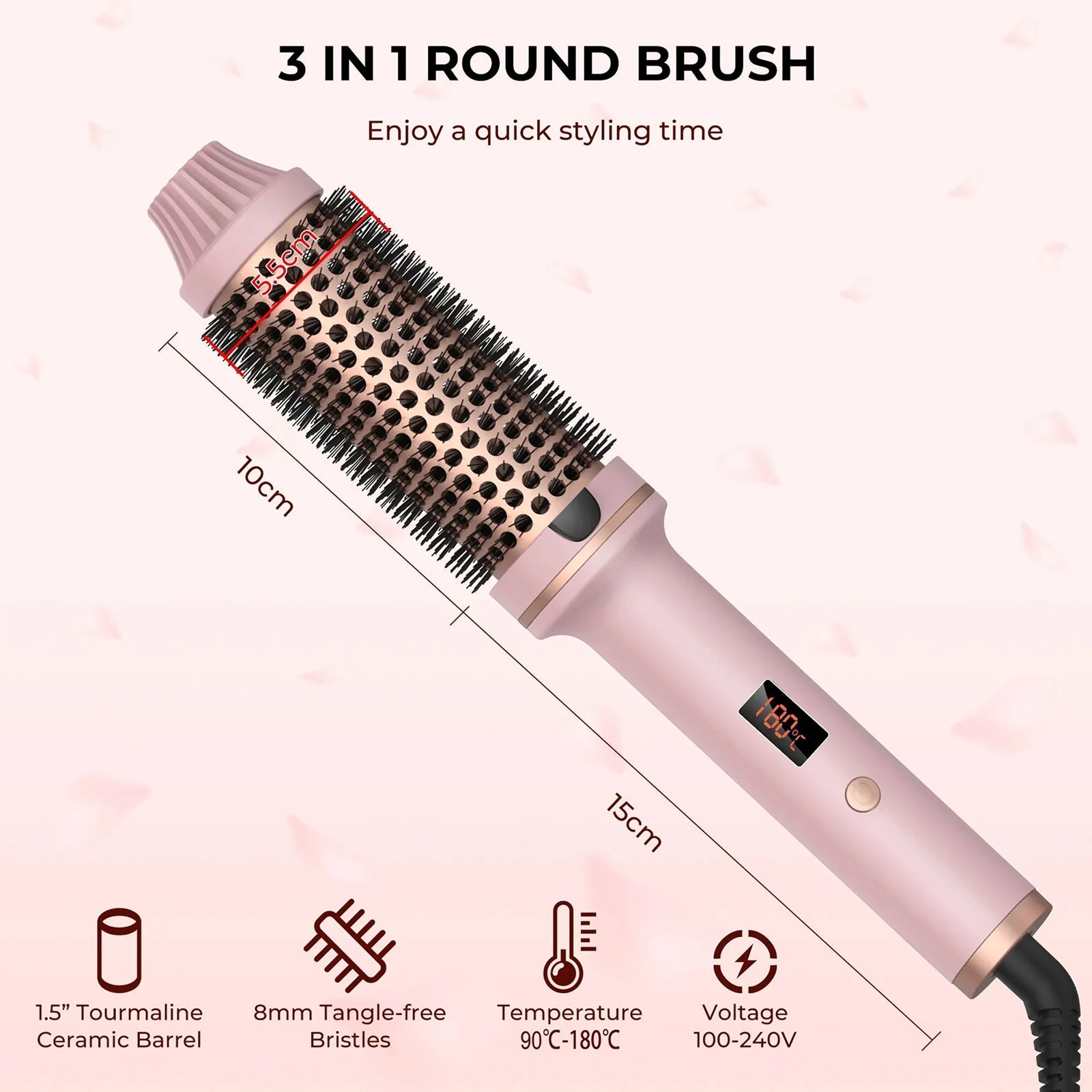 VeloxVibe Hair Styling Brush