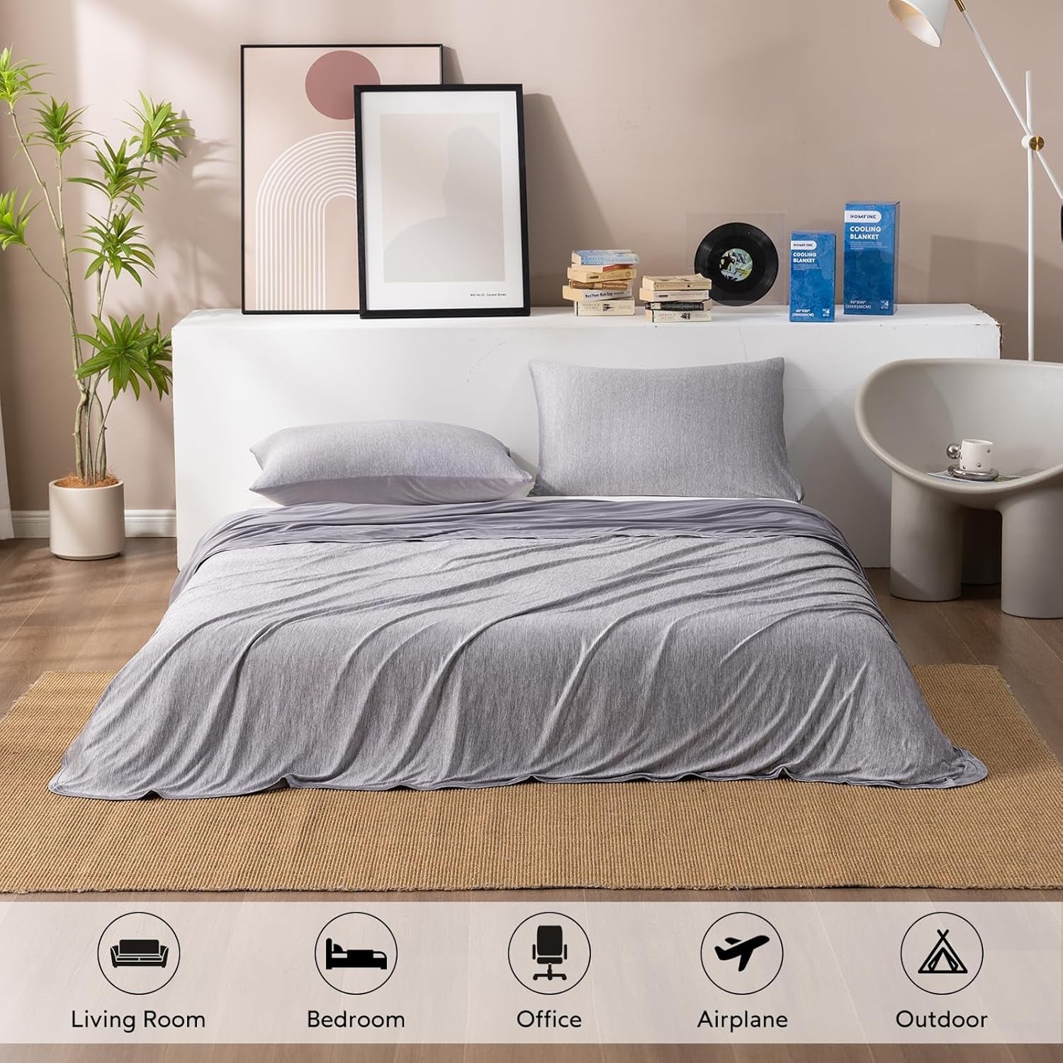 AeroFrosti cooling comforter with Arc-Chill fabric