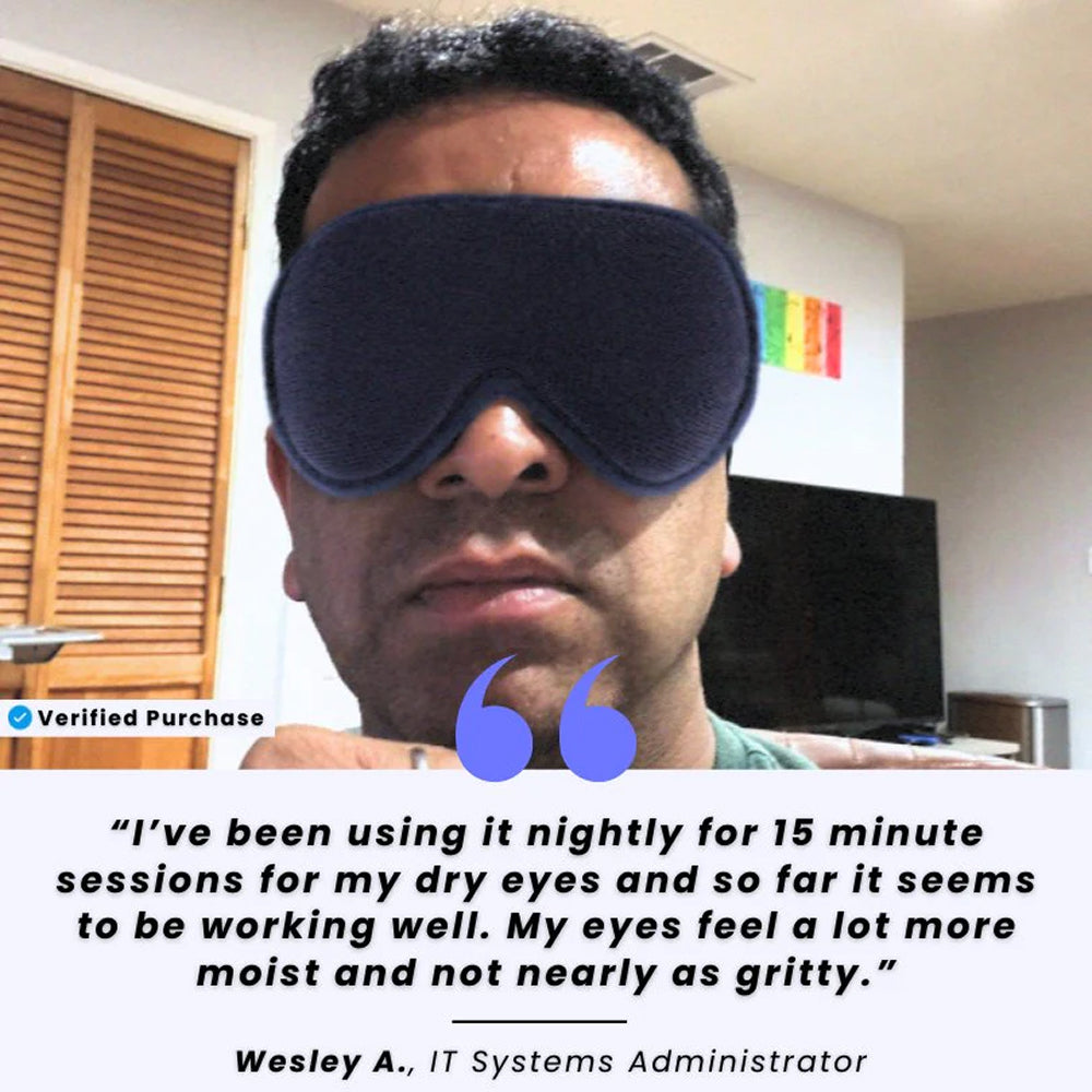 AizeNoras Heated Eye Mask for Dry Eyes & Sleep