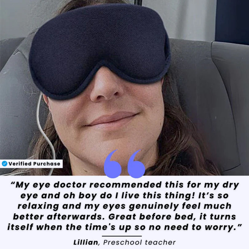 AizeNoras Heated Eye Mask for Dry Eyes & Sleep