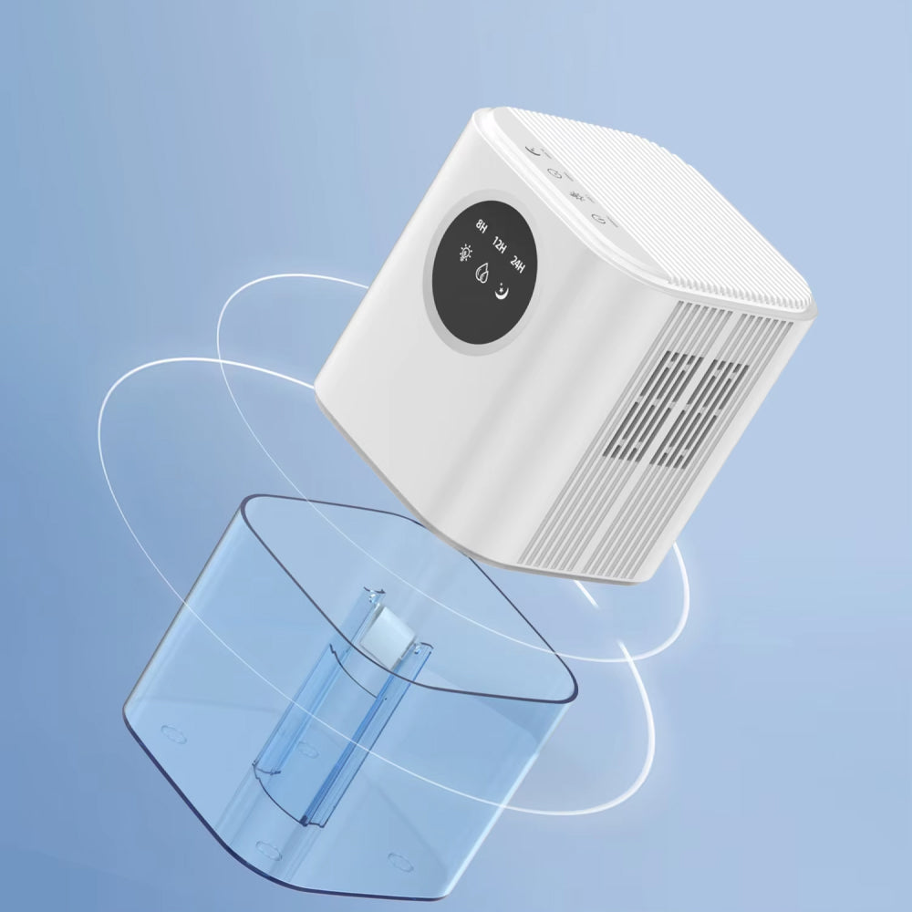 DryZon Compact Bedroom Dehumidifier - 1.7L Tank & Whisper-Quiet