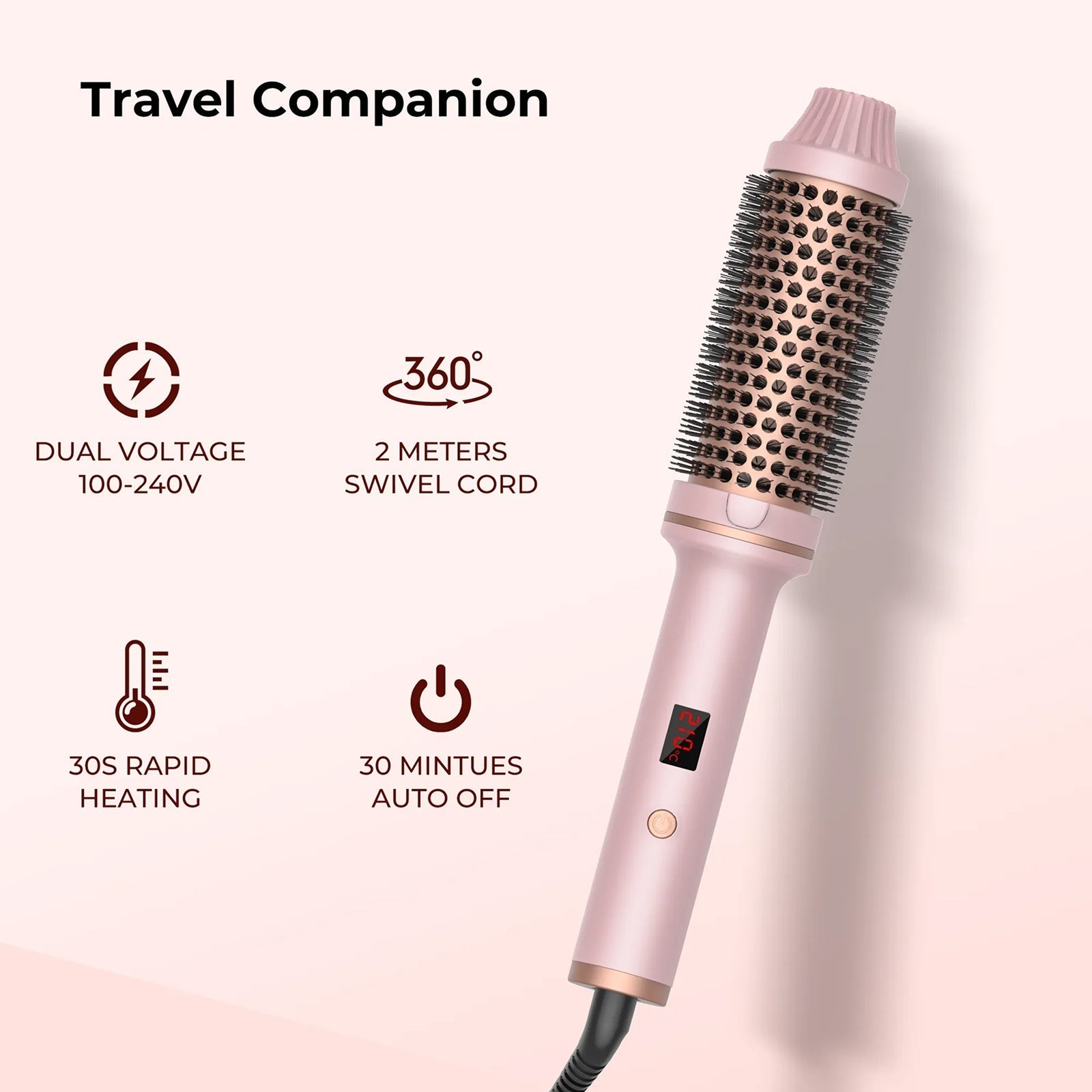 VeloxVibe Hair Styling Brush