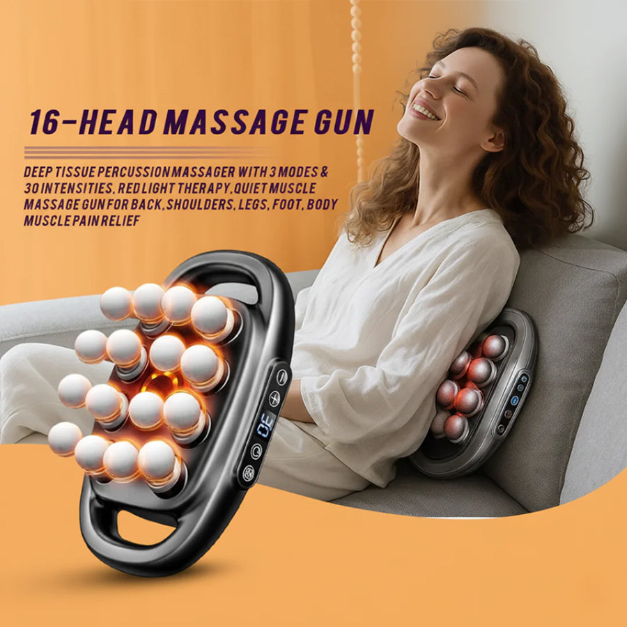 FlekSilia 16-Head Fascia Massager