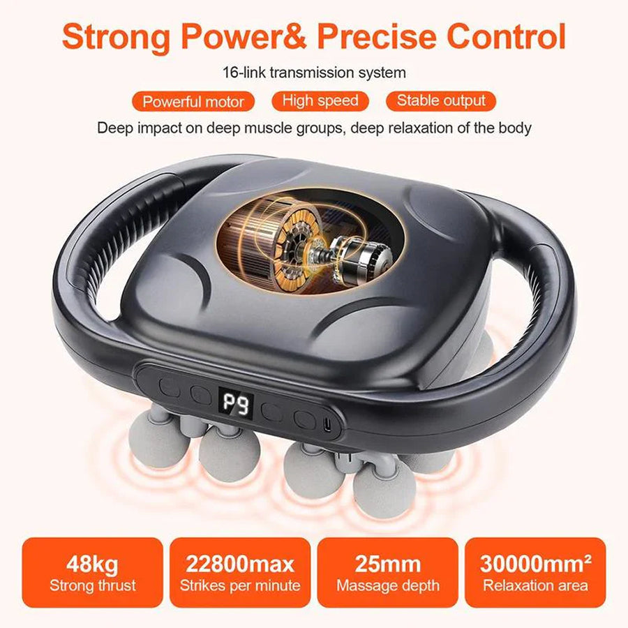 FlekSilia 16-Head Fascia Massager