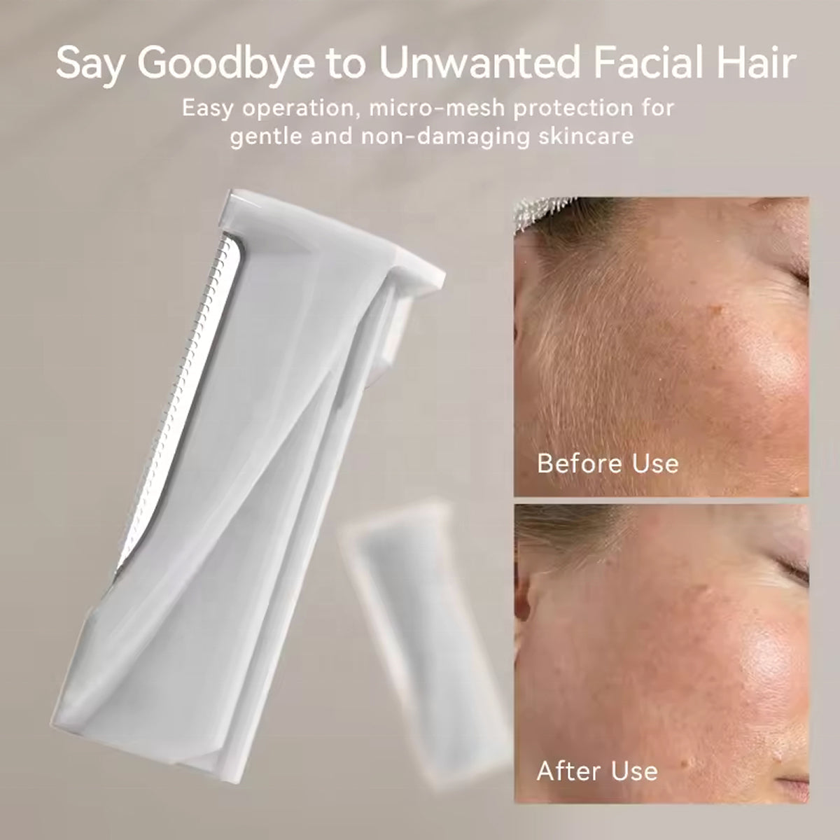 Glassyox Sonic Dermaplaning Device