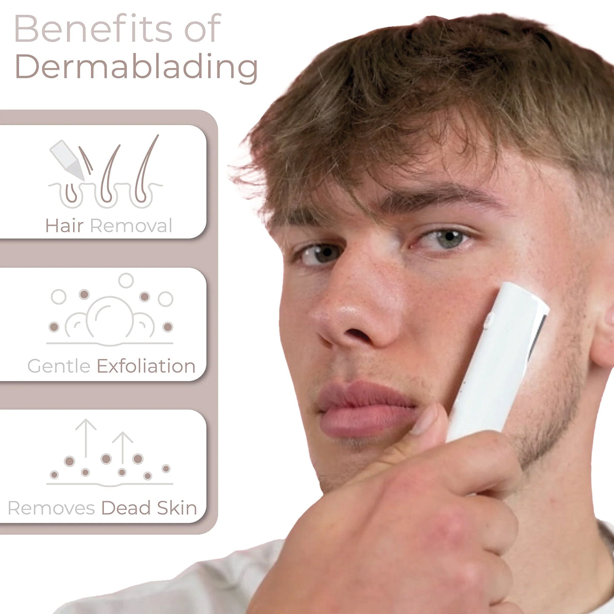 Glassyox Sonic Dermaplaning Device