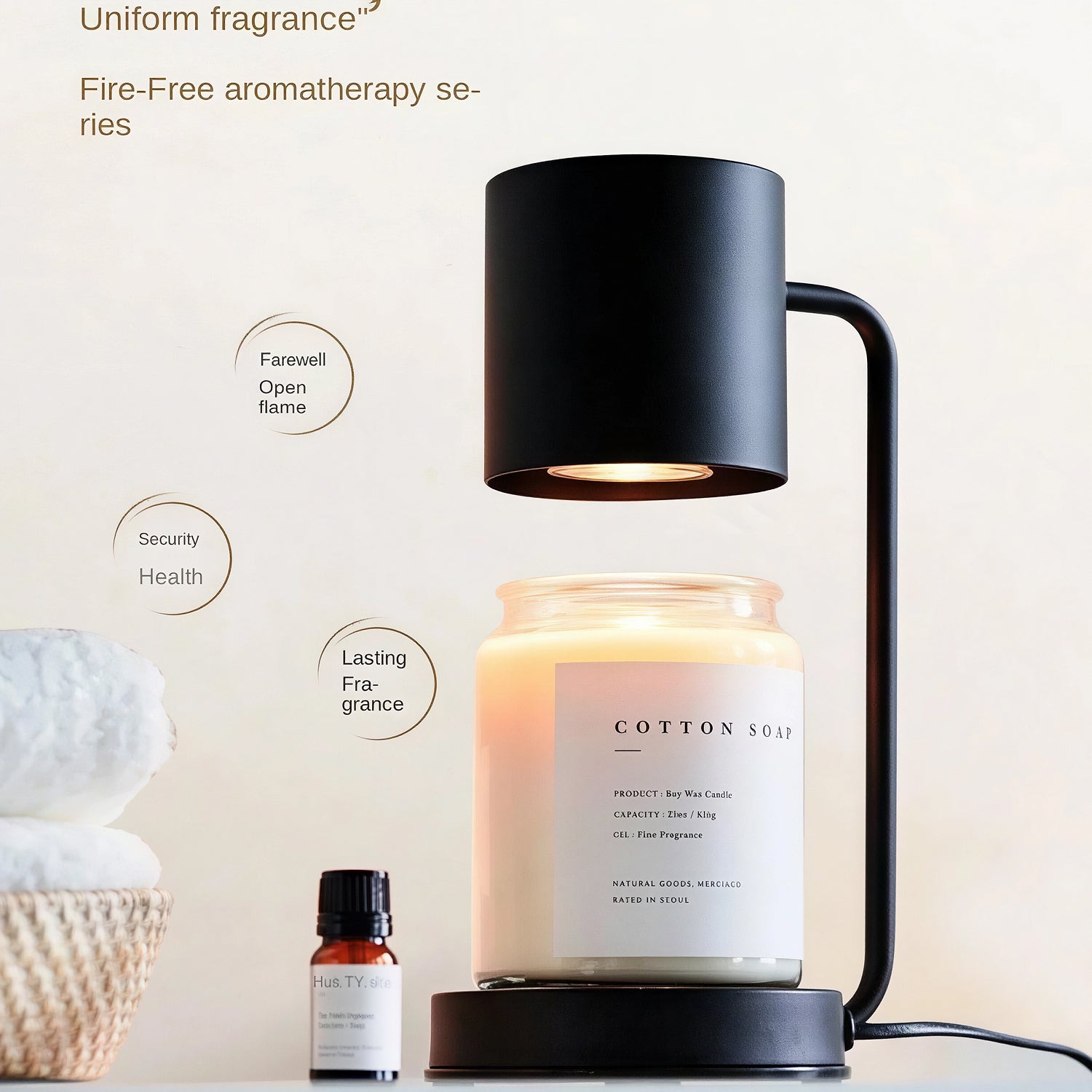 GlieMoria Candle Warmer Lamp