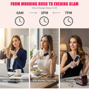 GloxyComb Cordless Straightening Brush