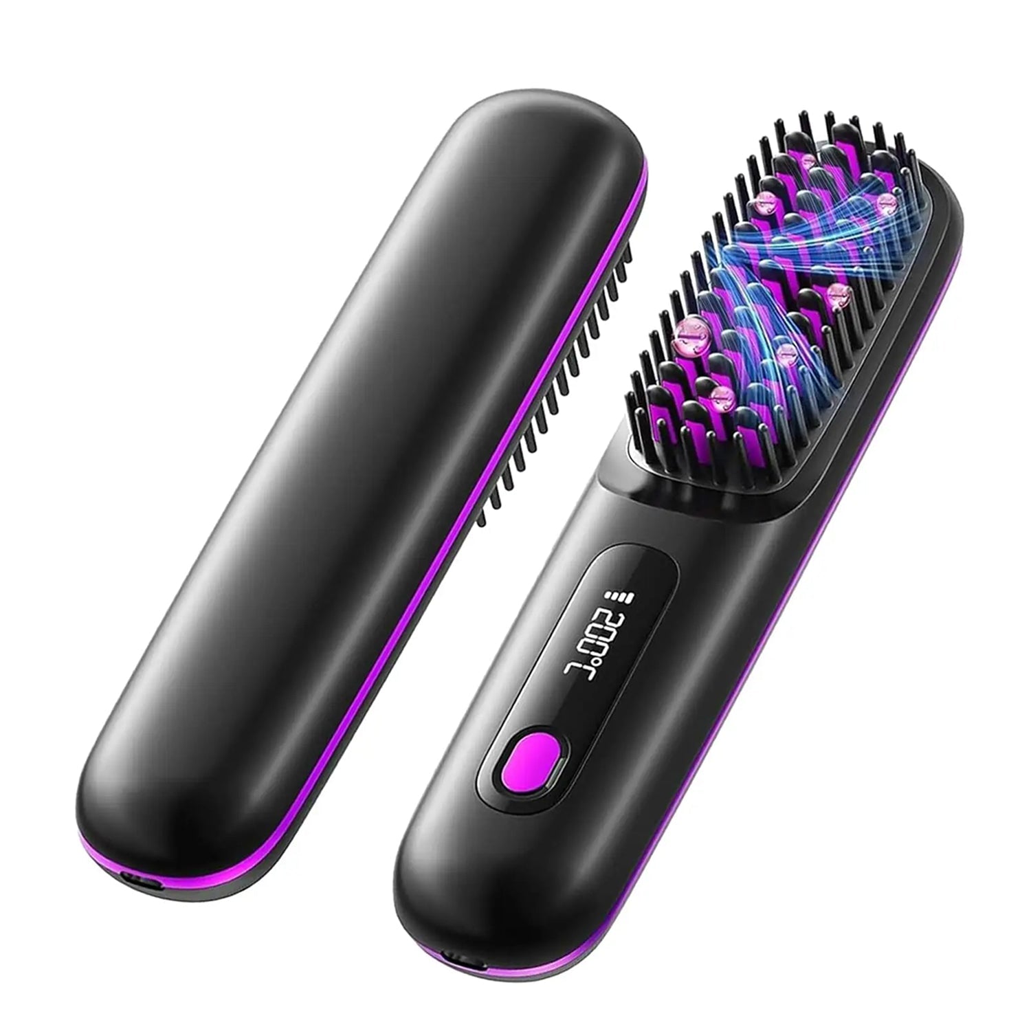 GloxyComb Cordless Straightening Brush