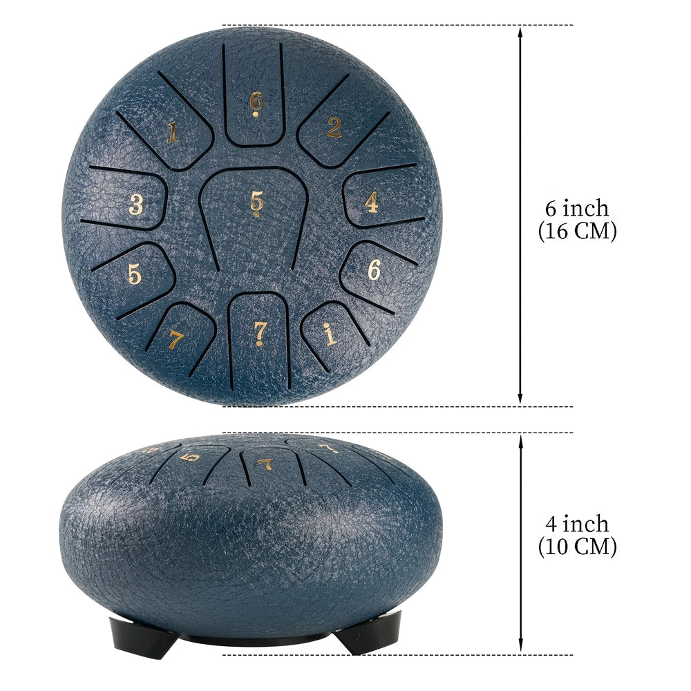 LunaRissi Steel Tongue Drum