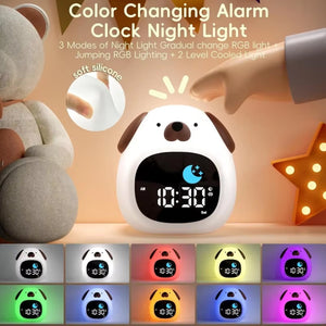 MornoChan Kids Sleep Training Alarm Clock with Sunrise Light