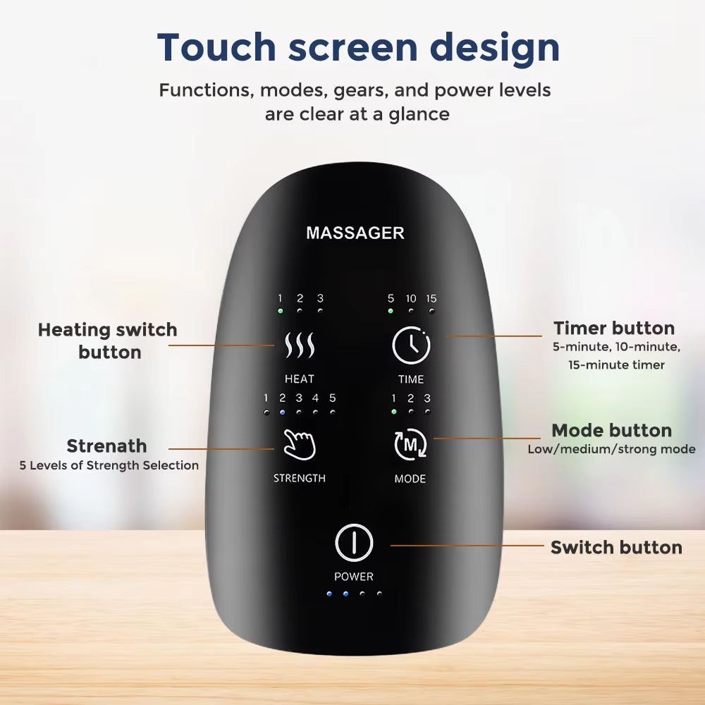 Palmoraf Hand Massager with Heat and Compression