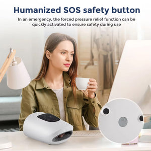 Palmoraf Hand Massager with Heat and Compression