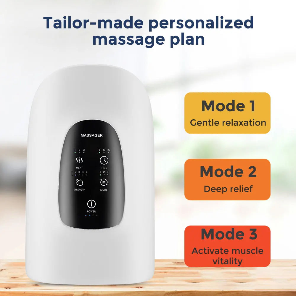 Palmoraf Hand Massager with Heat and Compression