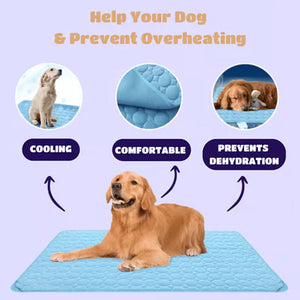 Pawolaf Self-Cooling Dog Mat for Instant Heat Relief