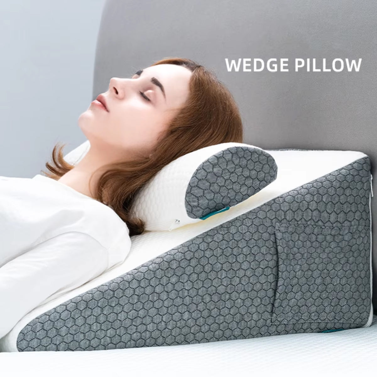 PropZilia - Bed Wedge Pillow For A Deep Sleep