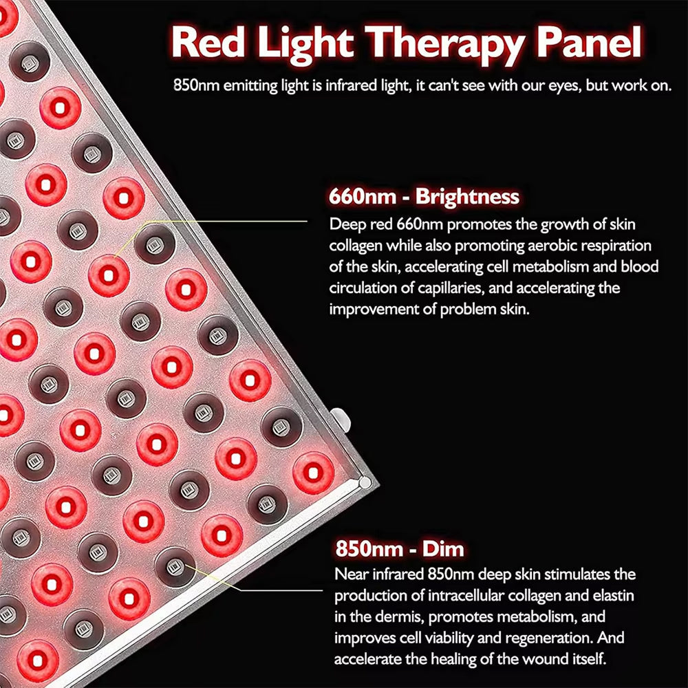RubyVoxe Red Light Therapy Panel