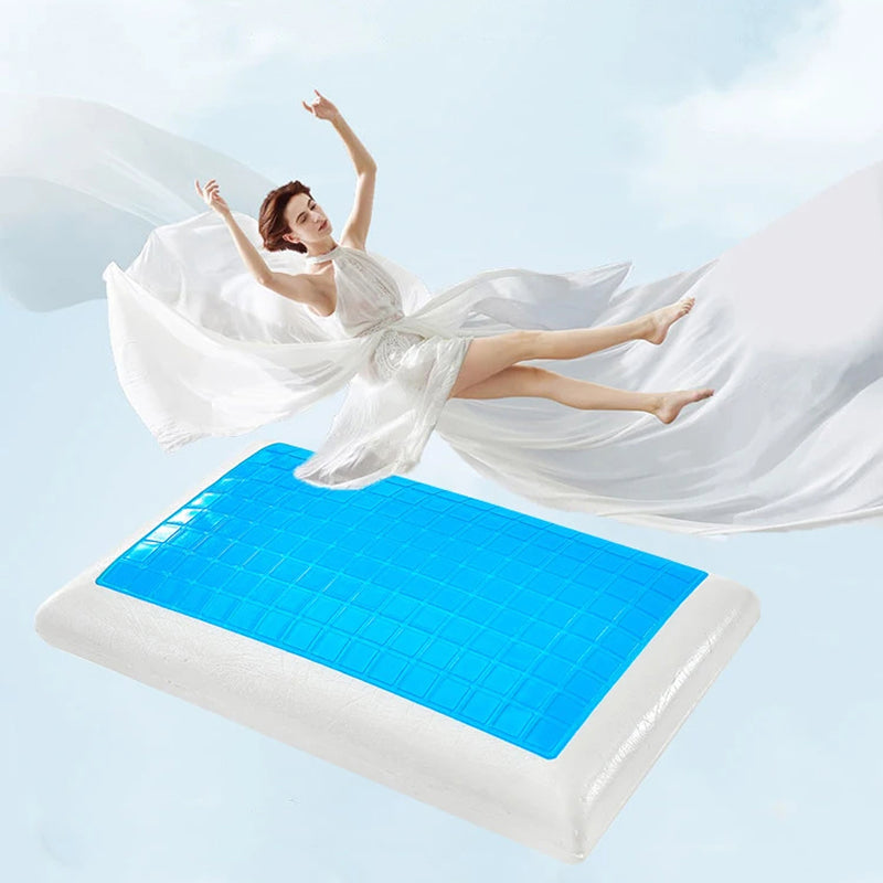 SlipiKool Gel Cooling Memory Foam Pillow for Neck Pain & Hot Sleepers
