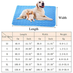 Snoopelsa Pet Cooling Gel Mat for Dogs and Cats