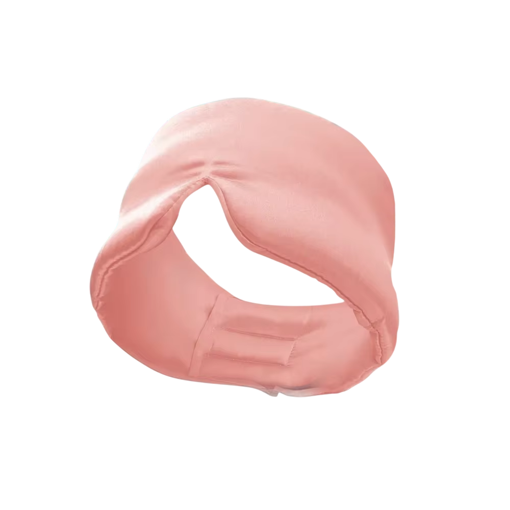 Snoozyxe 100% Blackout Silk Sleep Mask for Side Sleepers
