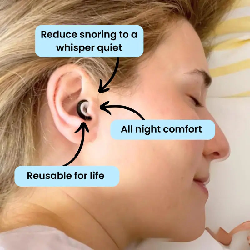SnoriNox - Anti-Snoring Earplugs For A Deep Sleep