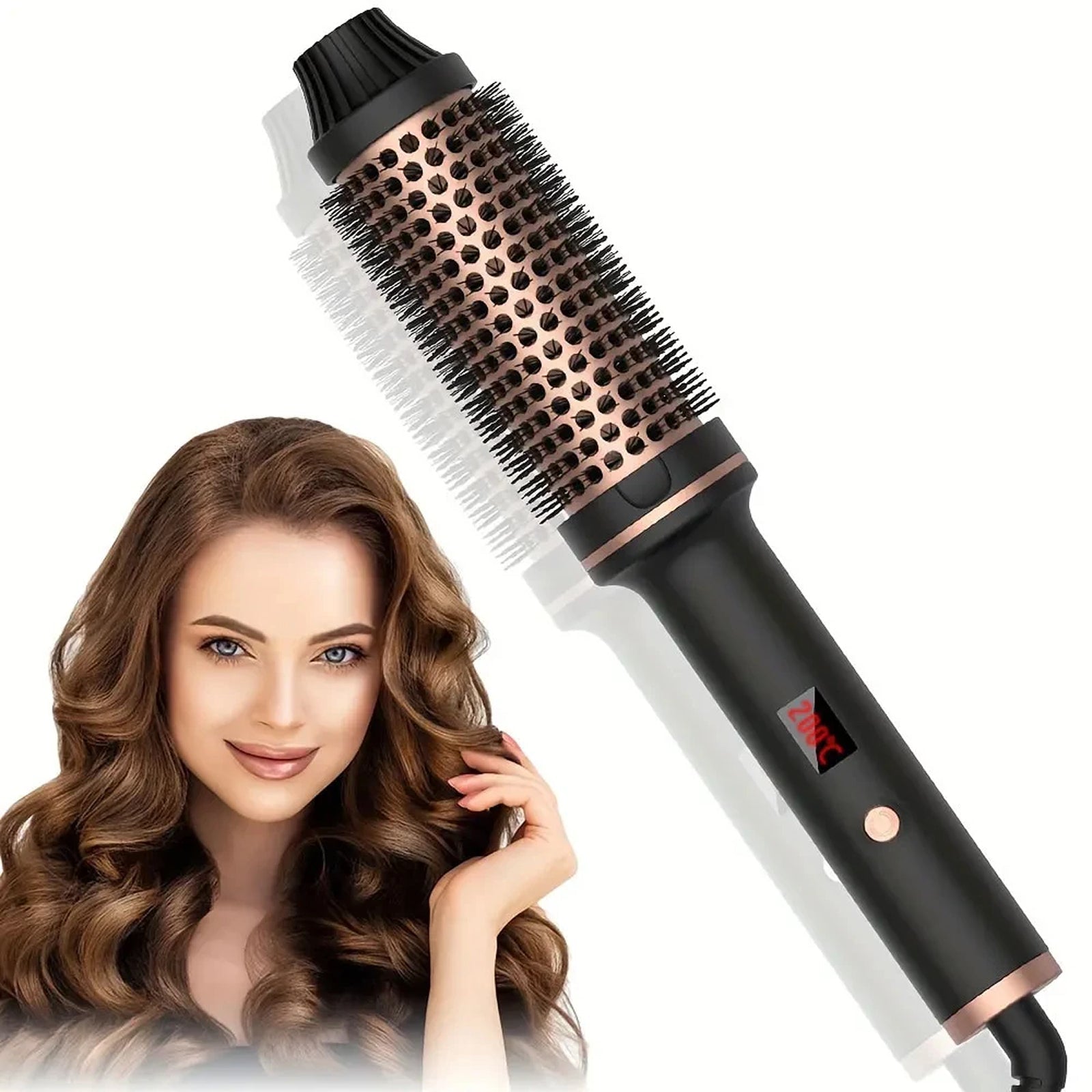 VeloxVibe Heated Brush