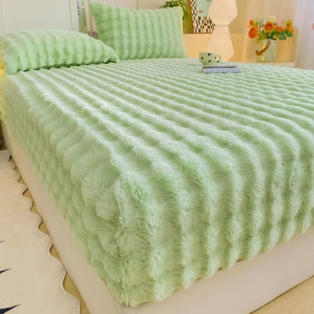ZephieLyn Fluffy Fitted Bed Sheet