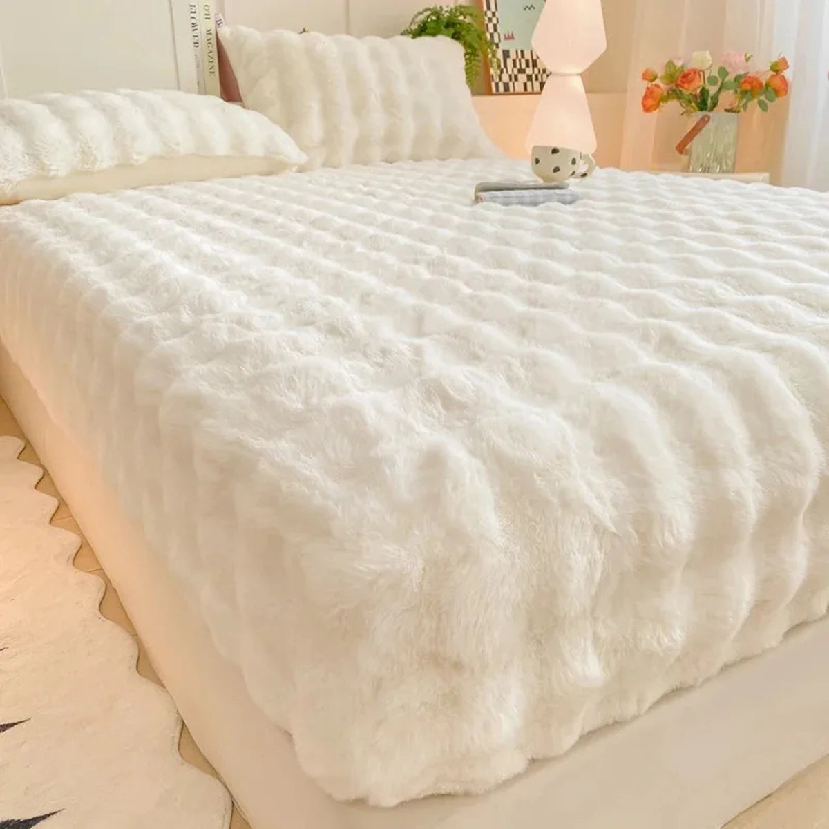 ZephieLyn Fluffy Fitted Bed Sheet